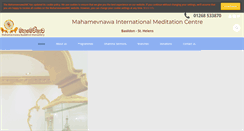 Desktop Screenshot of mahamevnawaimc.org